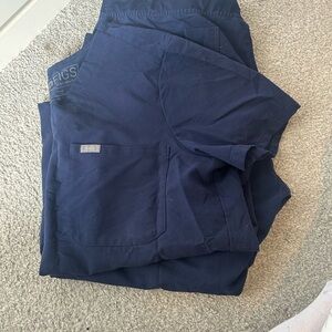 Figs Scrub Set (Navy)